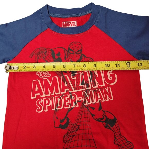 Marvel Spiderman Print Toddler Short Sleeve Shirt & Jogger Red Set Size 3T - Picture 8 of 13